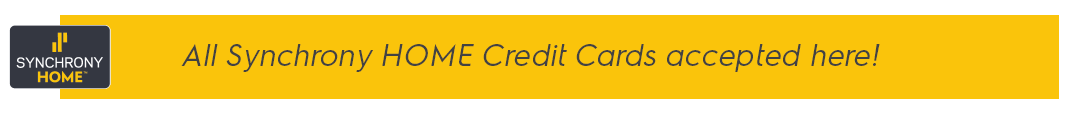 All Synchrony HOME Credit Cards accepted here